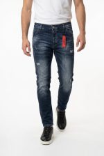 BACK2JEANS STREET FIT RIPPED JEANS
