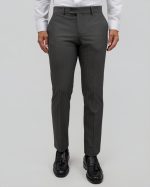 DEZIGN ELASTIC TEXTURED PLEATS TROUSERS - Image 3