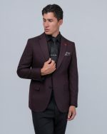 DEZIGN MELANGE TEXTURED BLAZER - Image 2