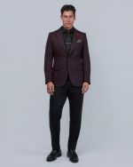 DEZIGN MELANGE TEXTURED BLAZER - Image 4