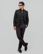 DZINE PIQUE TEXTURED BLAZER - Image 4