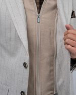 DEZIGN STRIPED BLAZER WITH REMOVABLE GILET - Image 3