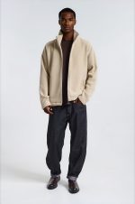 PCOC HIGH NECK KNITWEAR CARDIGAN - Image 3