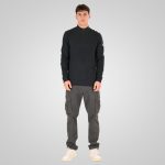 HIGH NECK KNITWEAR WITH 1/4 ZIP - Image 10
