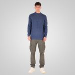 HIGH NECK KNITWEAR WITH 1/4 ZIP - Image 20
