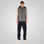 REBASE PUFFER GILET HOODIE - Image 3