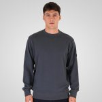 REBASE WAFFLE CREW NECK LOGO TEE